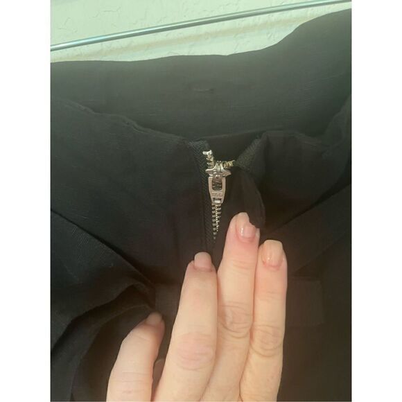 NWT - Blank NYC Linen Rayon Wide Leg Pleated Belted Pants - Picture 6 of 8